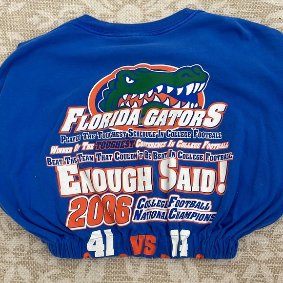 FLORIDA GATORS 2006 national champ crop long sleeve size XL - Picture 4 of 4